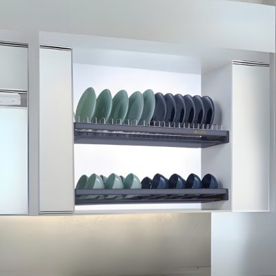 Giá Bát Đĩa Cố Định 2 Tầng Inox 304