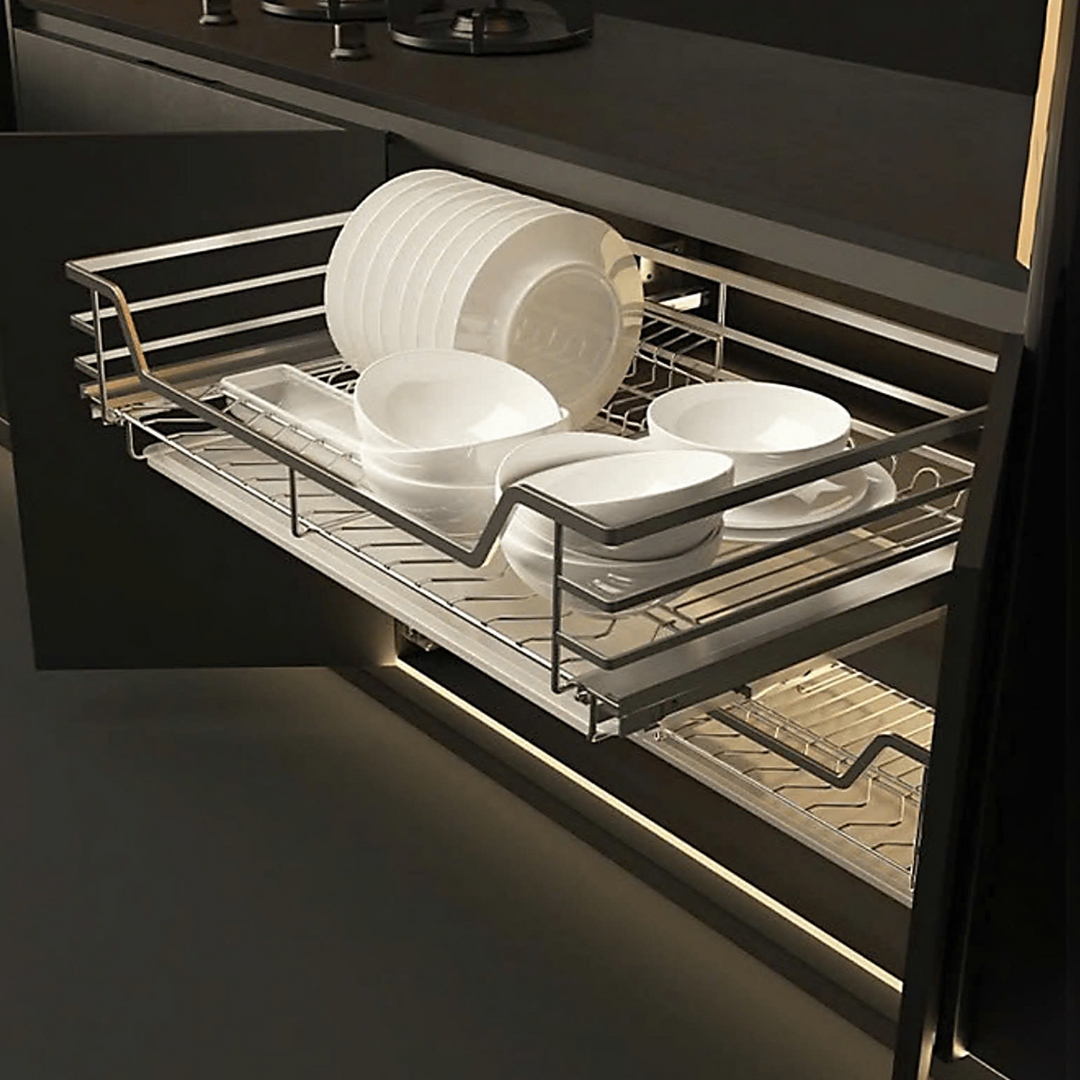 Giá Xong Bát Đĩa Nan Dẹt Inox 304