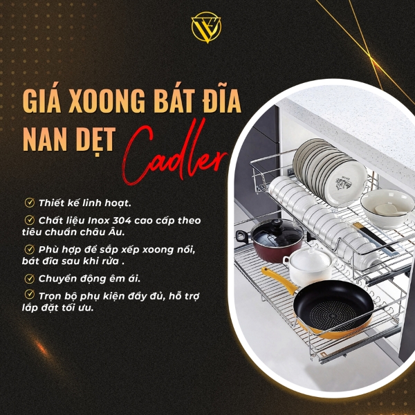 Phụ kiện tủ bếp inox, Phân loại, chọn mua & báo giá mới nhất