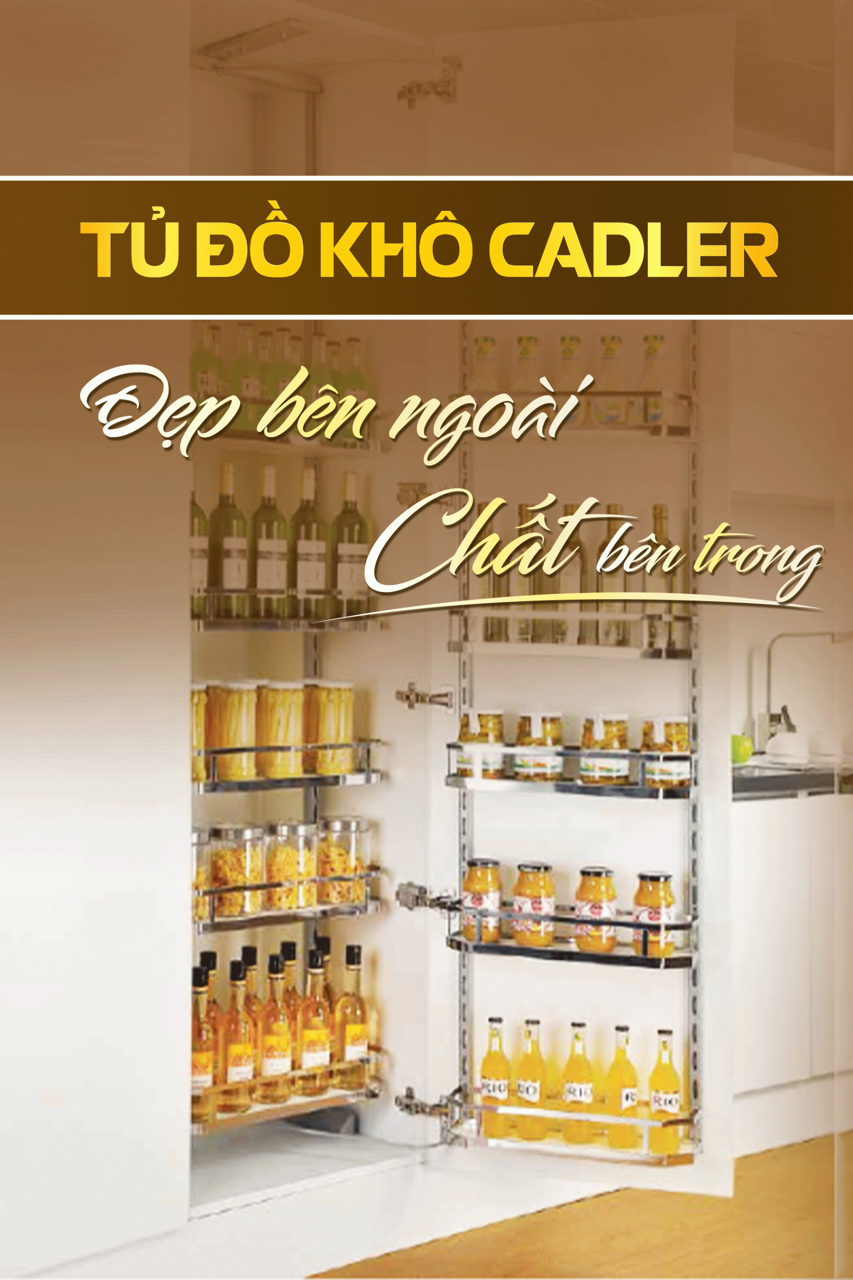 Tủ Đồ Khô Cadler Đẹp Bên Ngoài, Chất Bên Trong