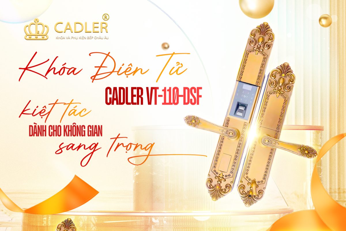 KHÓA ĐIỆN TỬ CADLER VT-110-DSF 