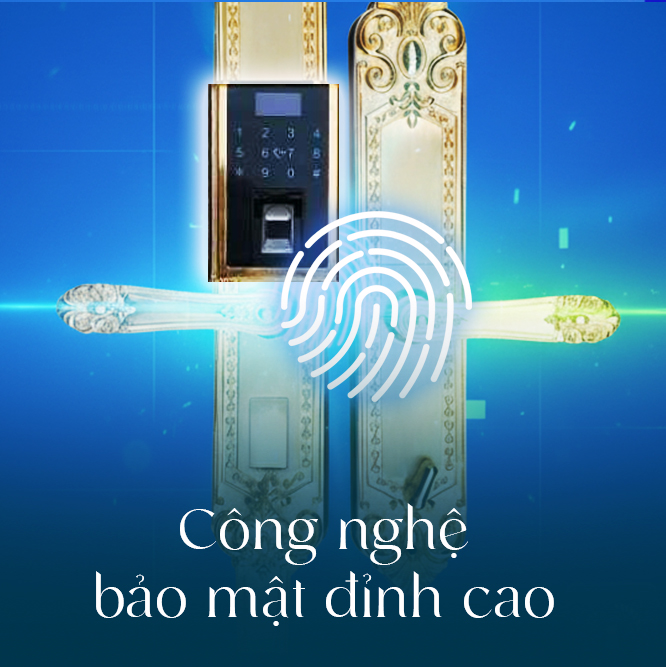 Khóa Vân Tay Cadler VT-111 Phong Cách Hoàng Gia Kết Hợp Công Nghệ Hiện Đại