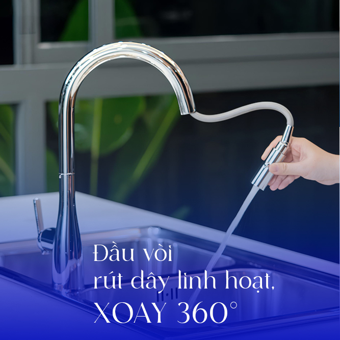 Vòi Nước Cadler VRB3311QH, Giải Pháp Vòi Rửa Inox 304 Cao Cấp Cho Căn Bếp Hiện Đại